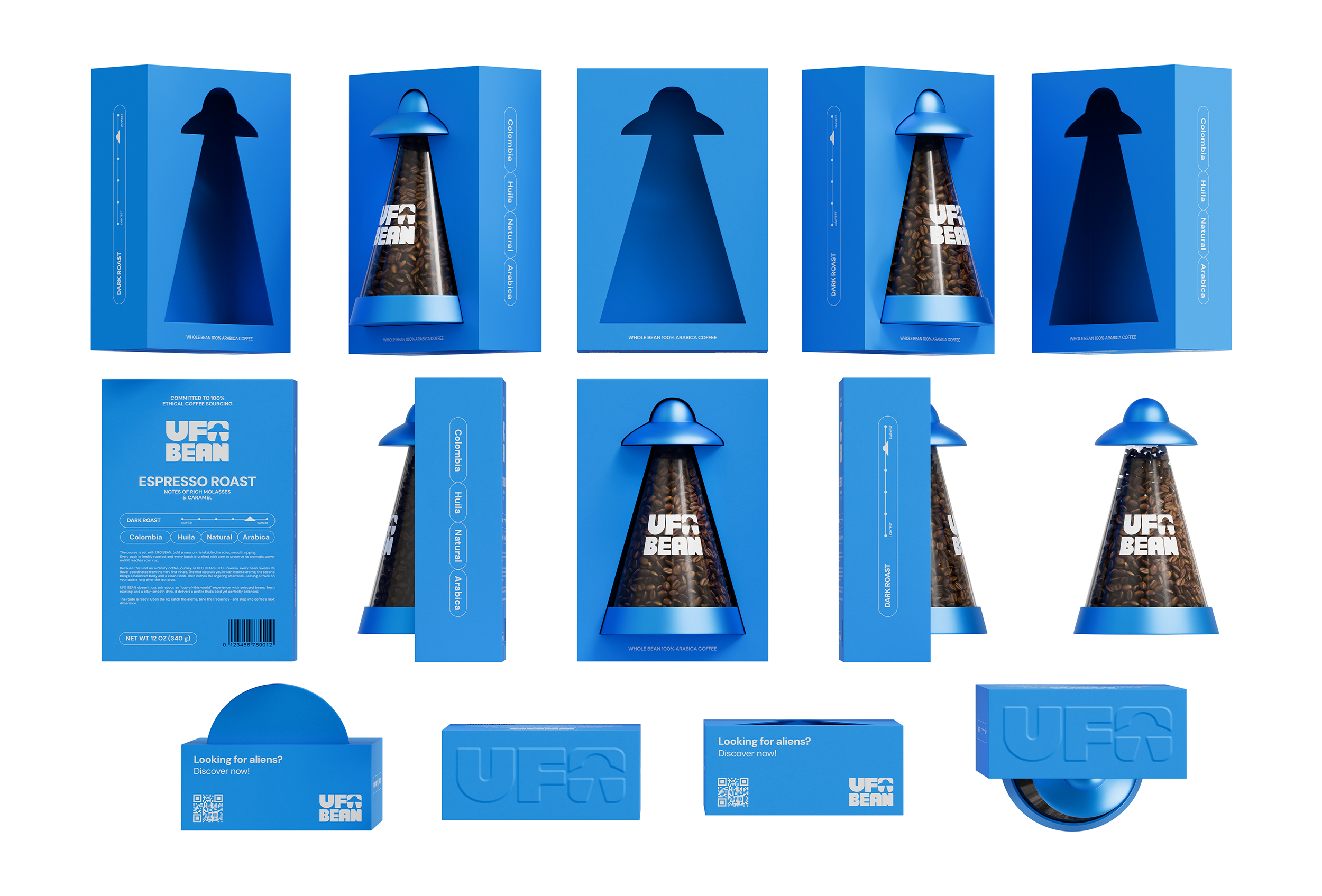 ufo bean branding